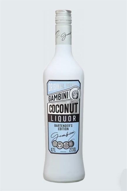 ЛИКЁР КОКОСОВЫЙ GAMBINI COCONUT, Крепость: 21%, Объём: 0,7 л. 2103